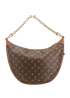 Loop Hobo, &pound;1,800, Handbags, Brown, Canvas, Back view
